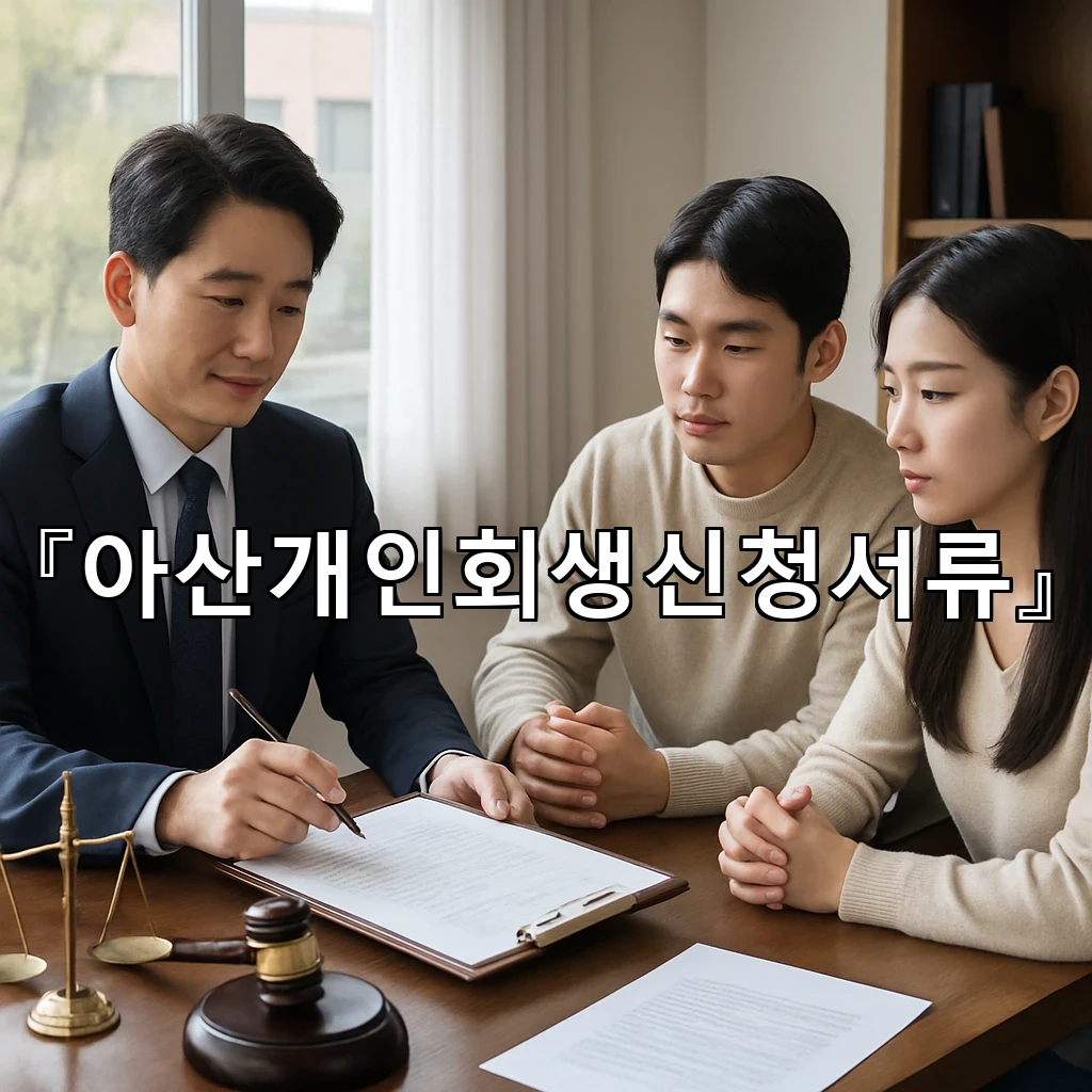 아산개인회생신청서류 준비 흐름을 한눈에 읽는 실무 안내