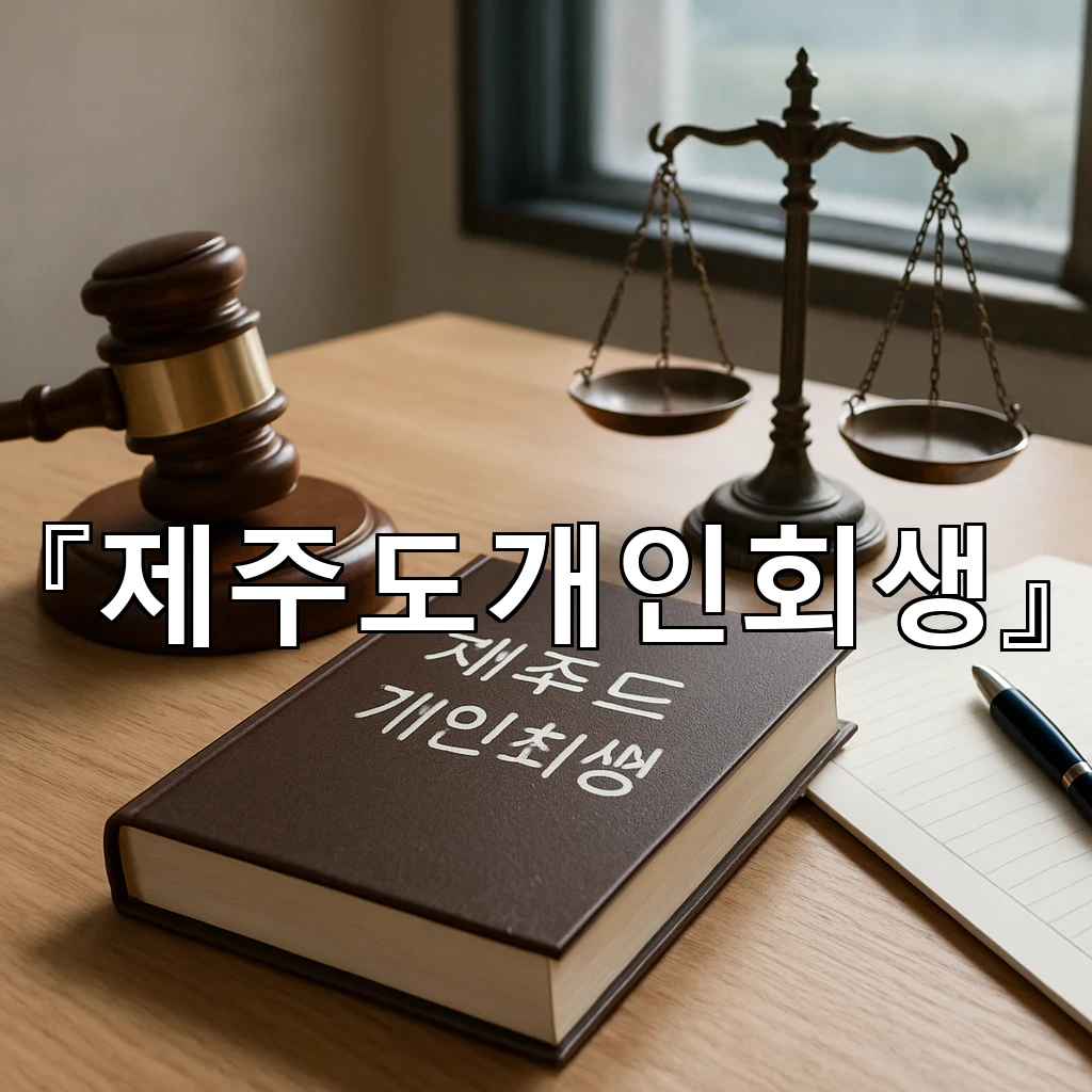 제주도개인회생 바람 많은 섬에서 다시 세우는 생활의 속도