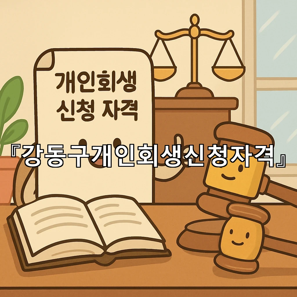 강동구개인회생신청자격 스스로 점검하는 생활형 기준과 준비 순서