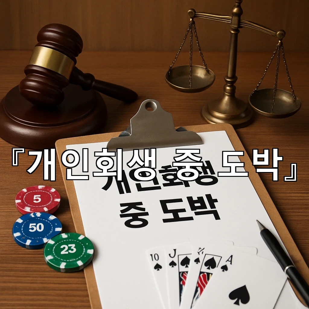 개인회생중도박이 남긴 흔적을 정리하는 첫걸음과 생활의 균형