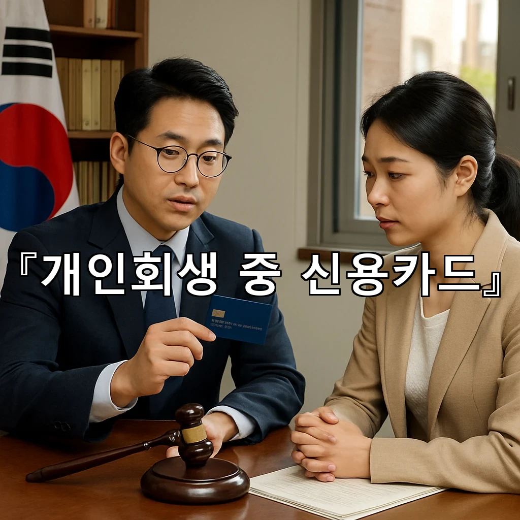 개인회생중신용카드 사용 흐름을 다시 세우는 현실 점검 기록