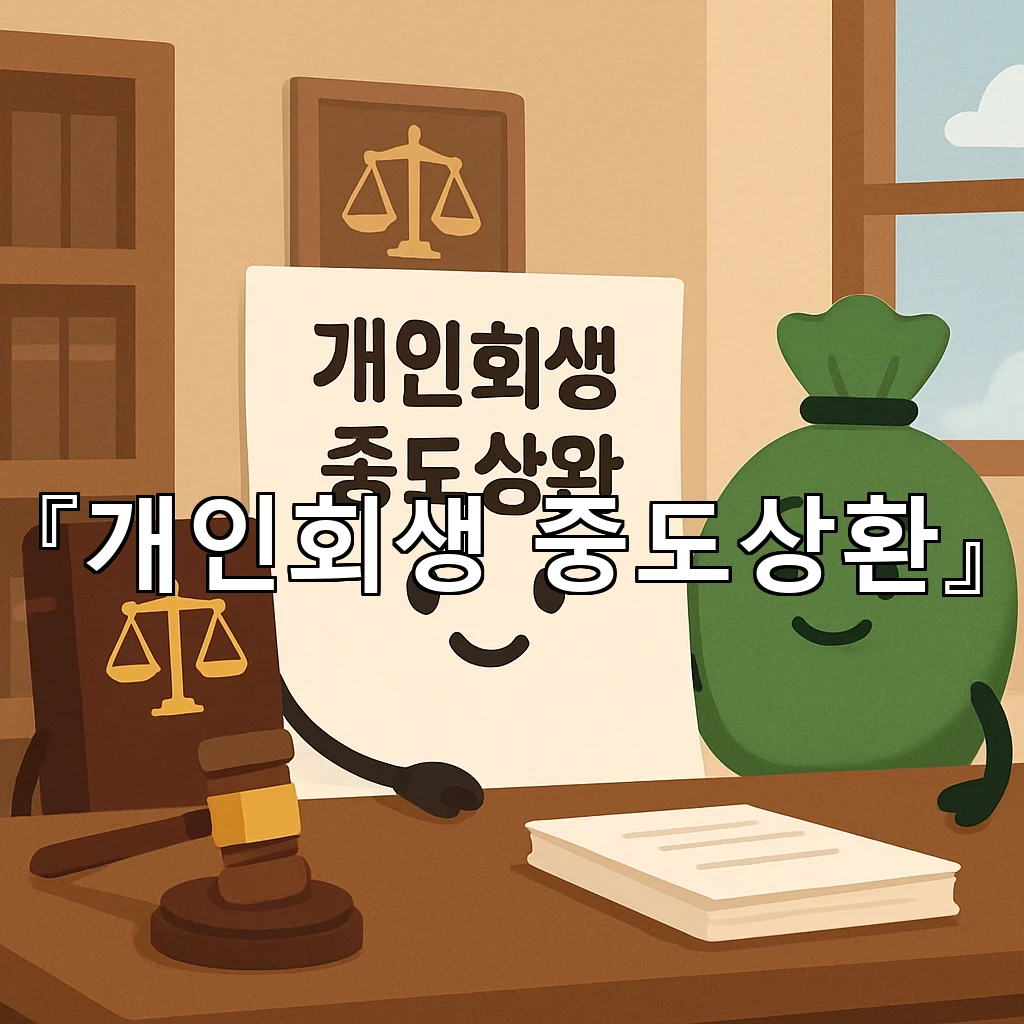 개인회생중도상환 절차를 다시 읽게 되는 순간의 체크포인트