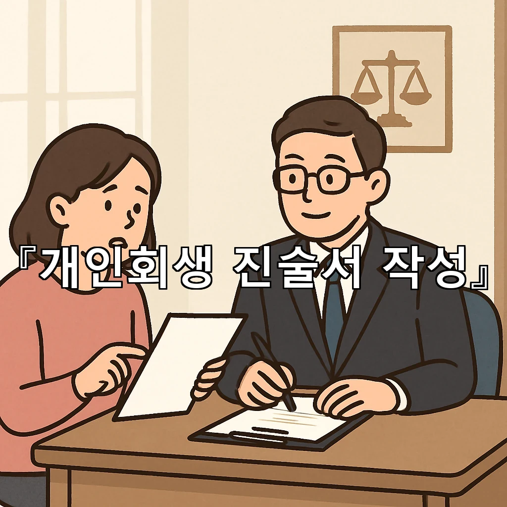 개인회생진술서작성 처음부터 흐름을 잡는 핵심 문장 정리법