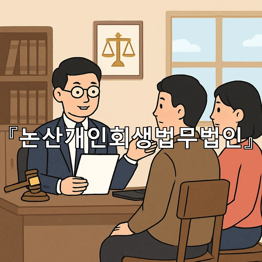 논산개인회생법무법인 서류 흐름을 먼저 익히는 실무 길잡이