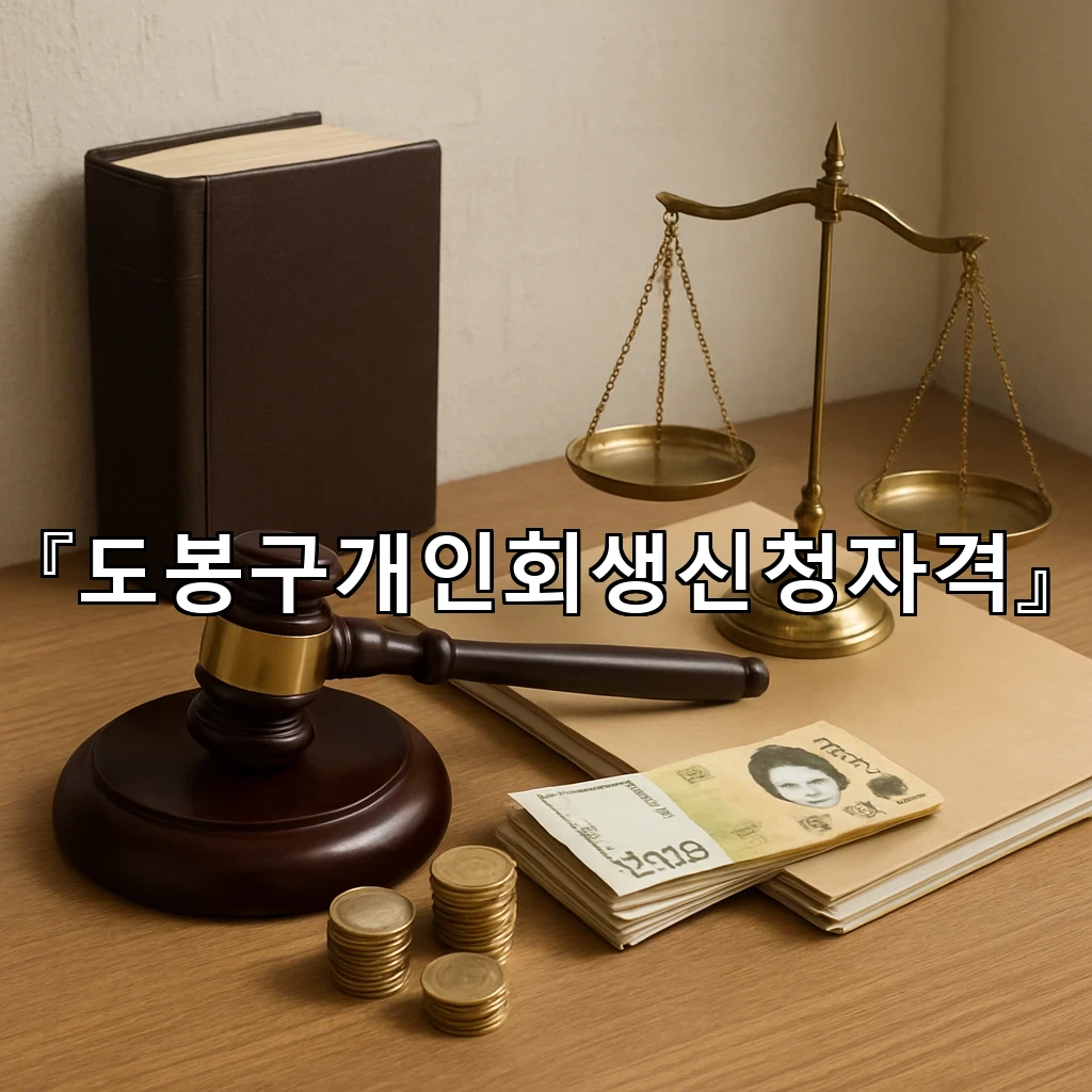 도봉구개인회생신청자격 알아볼 때 먼저 살피는 생활비 기준 정리