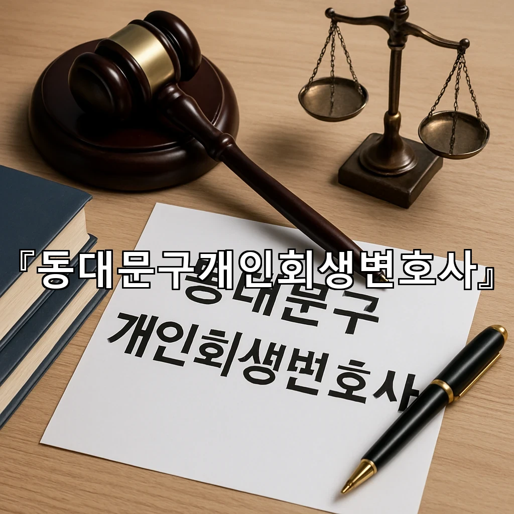 동대문구개인회생변호사 판단이 어려운 순간에 필요한 정돈된 접근
