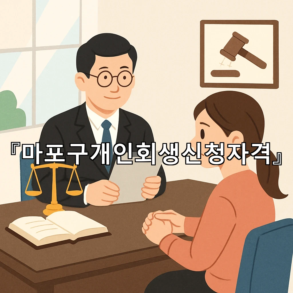 마포구개인회생신청자격 오늘 살펴보는 생활 변화의 기준들