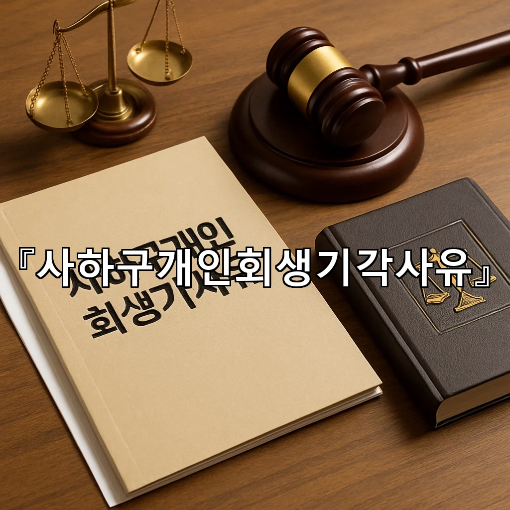 사하구개인회생기각사유 채무 내역을 풀어내는 방식과 보완의 요령