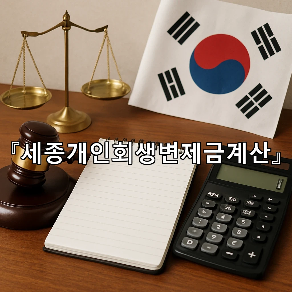 세종개인회생변제금계산 서류 준비와 일정 맞춤을 위한 실전 안내