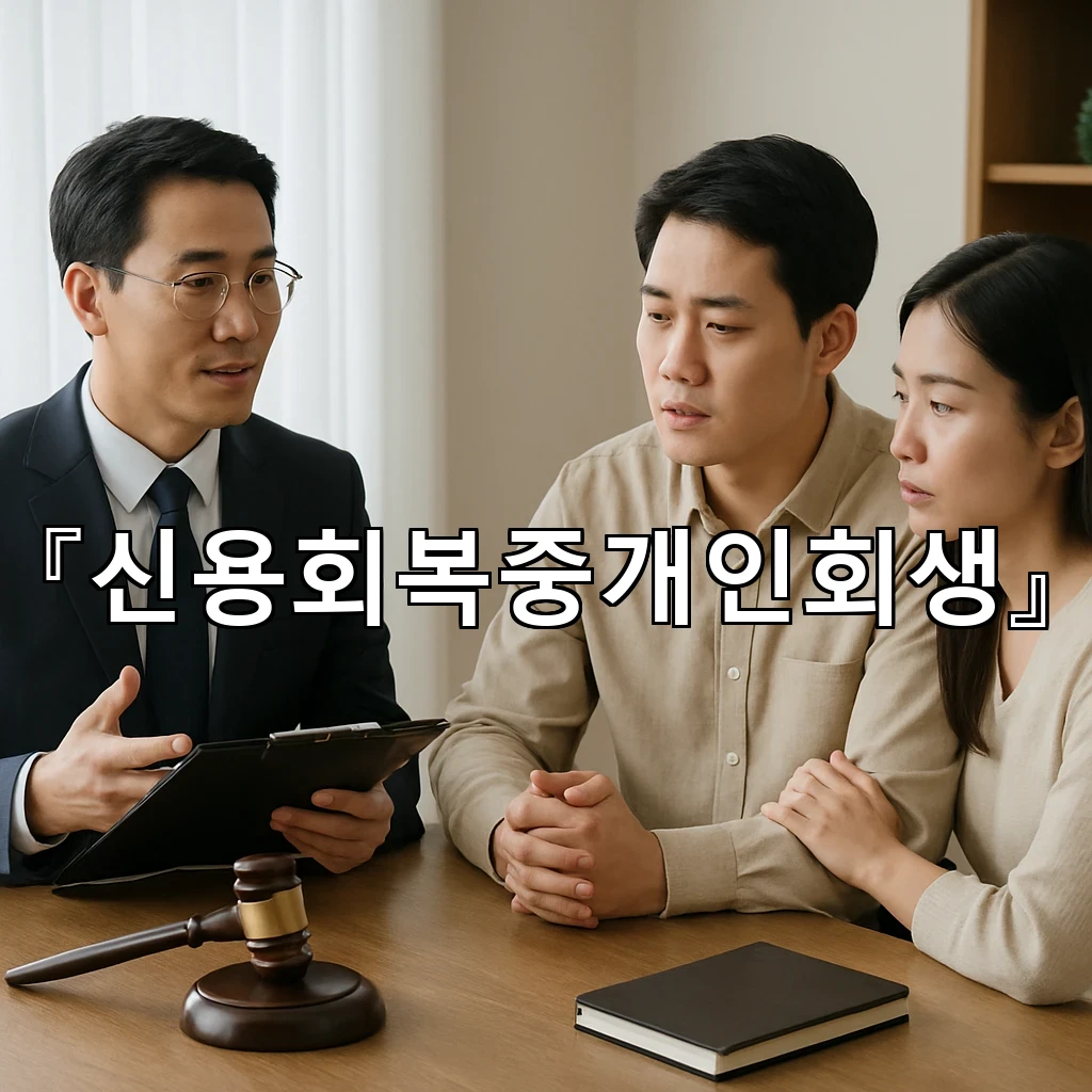 신용회복중개인회생 다시 시작하는 일상의 기준을 세우는 방법