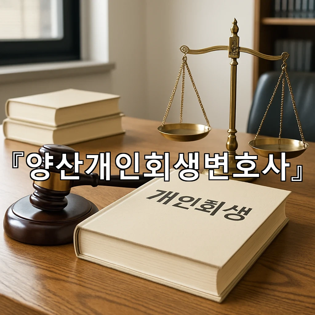 양산개인회생변호사 상담을 망설일 때 먼저 볼 현실 점검표