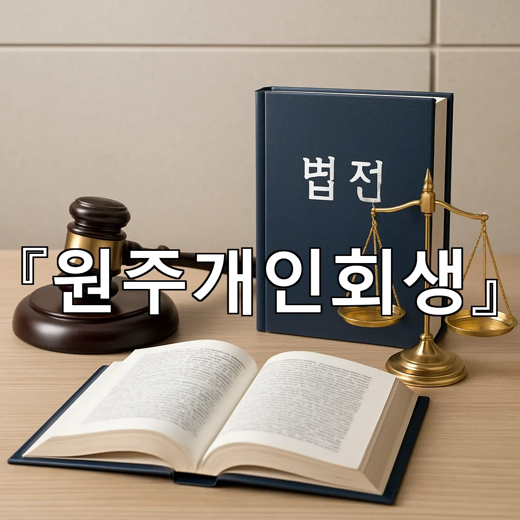 원주개인회생 낯선 시작 앞에서 마음을 다잡는 방법과 준비 순서