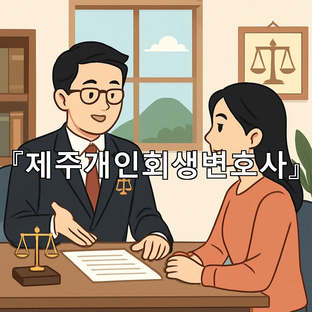 제주개인회생변호사 상담 전 마음이 흔들릴 때 읽는 기준