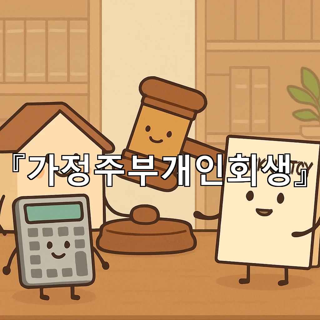 가정주부개인회생 가족 일정 속에서 서류를 정리하는 요령