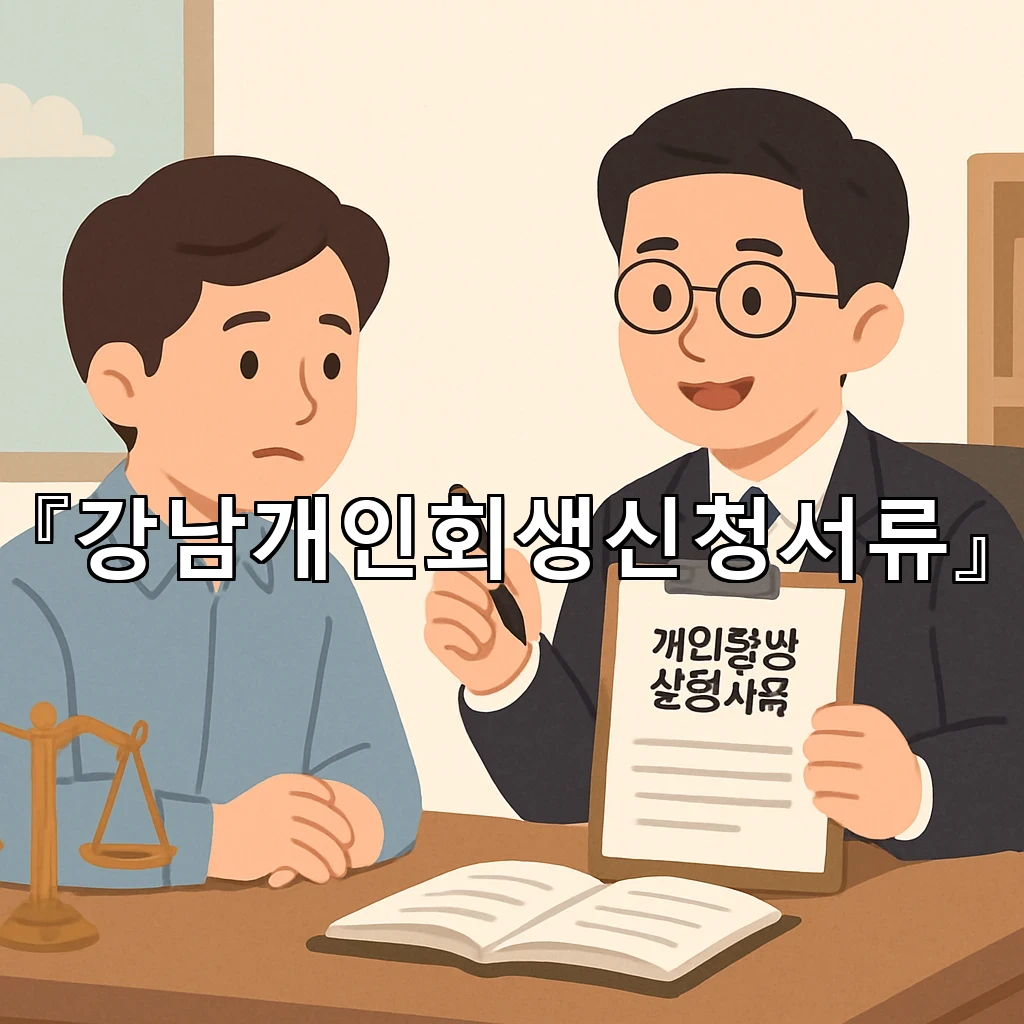 강남개인회생신청서류를 정리하는 첫 단계에서 놓치기 쉬운 항목들