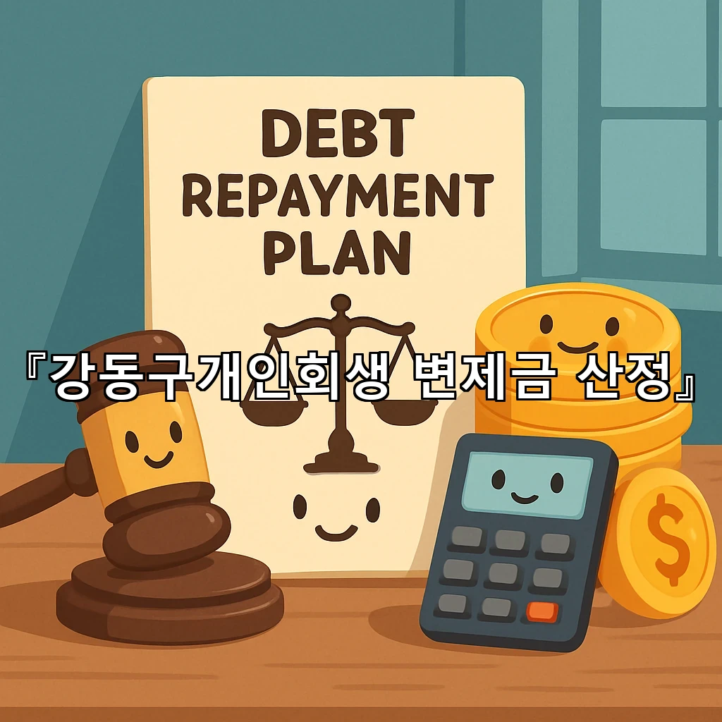 강동구개인회생변제금산정 기준을 알면 달라지는 생활의 여유