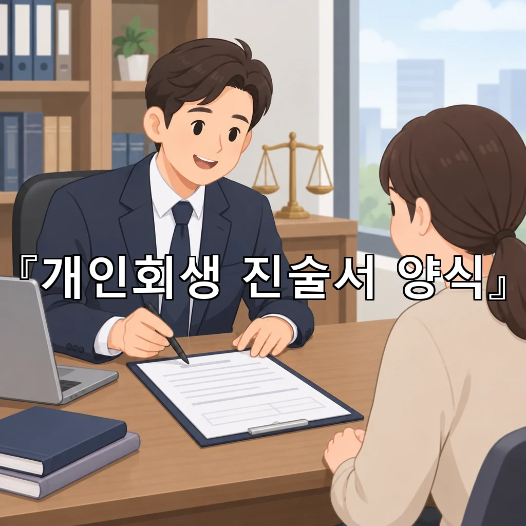 개인회생진술서양식 작성 전 알아두면 좋은 생활사정 정리 방법