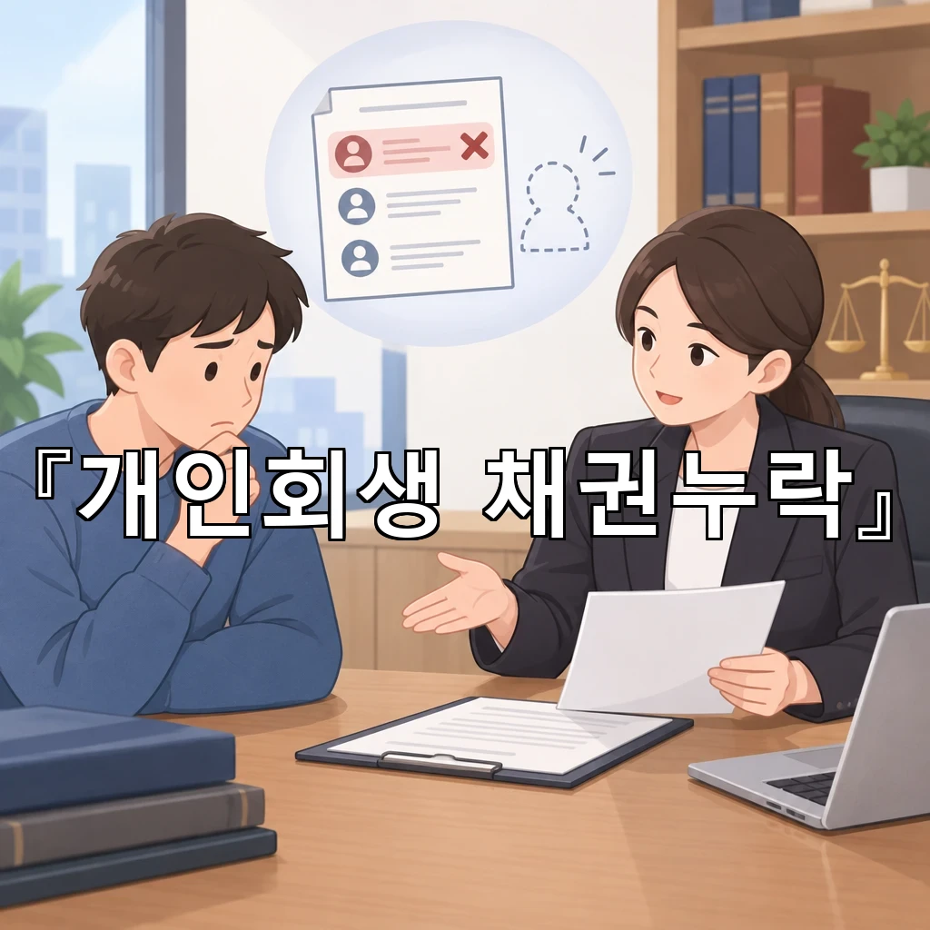 개인회생채권누락 확인 후 절차 흐름을 다시 정리하는 방법