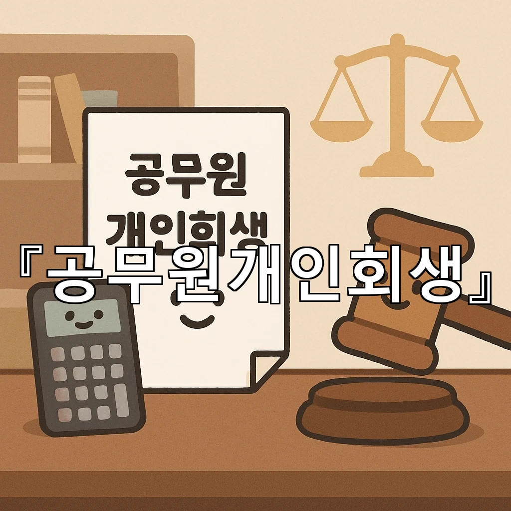 공무원개인회생 급여와 생활의 균형을 다시 세우는 길잡이