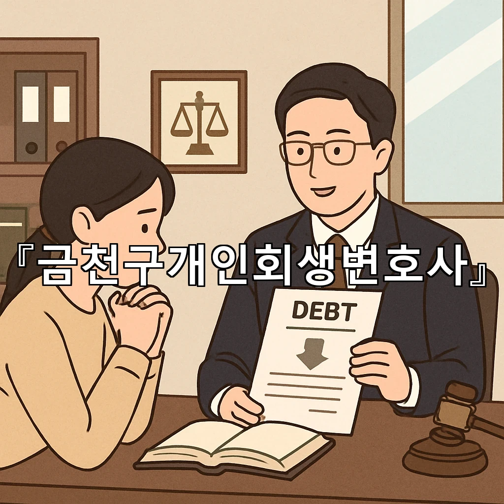 금천구개인회생변호사 처음부터 다시 세우는 길에서 필요한 안내