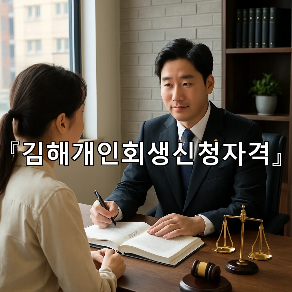 김해개인회생신청자격 확인할 때 놓치기 쉬운 서류와 일정 정리법