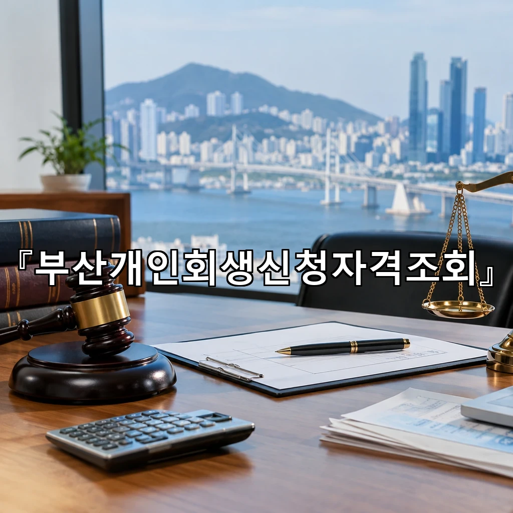 부산개인회생신청자격조회