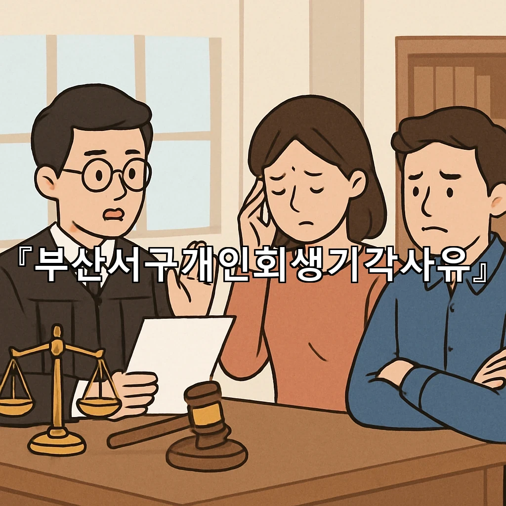 부산서구개인회생기각사유 서류 흐름을 먼저 살피는 준비 방법
