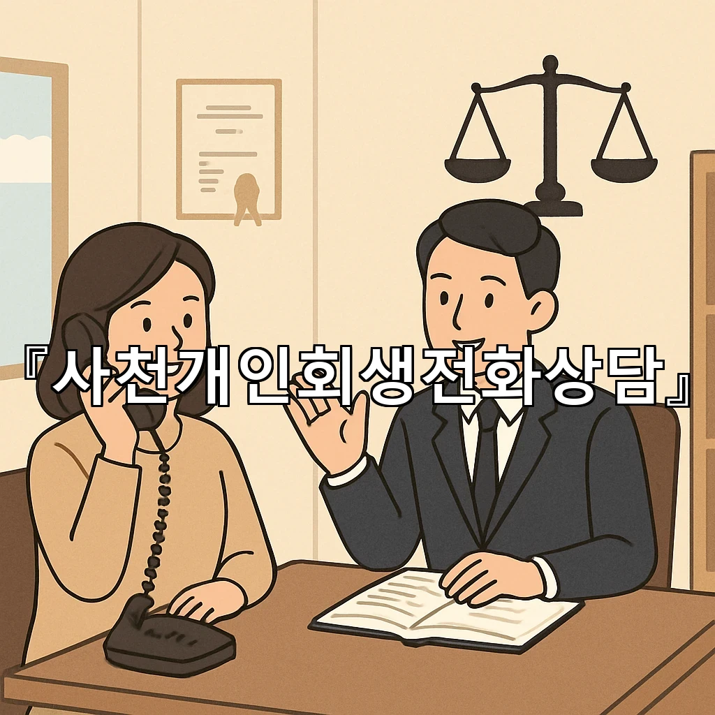 사천개인회생전화상담 오늘의 흐름을 읽고 차분히 준비하는 시작점