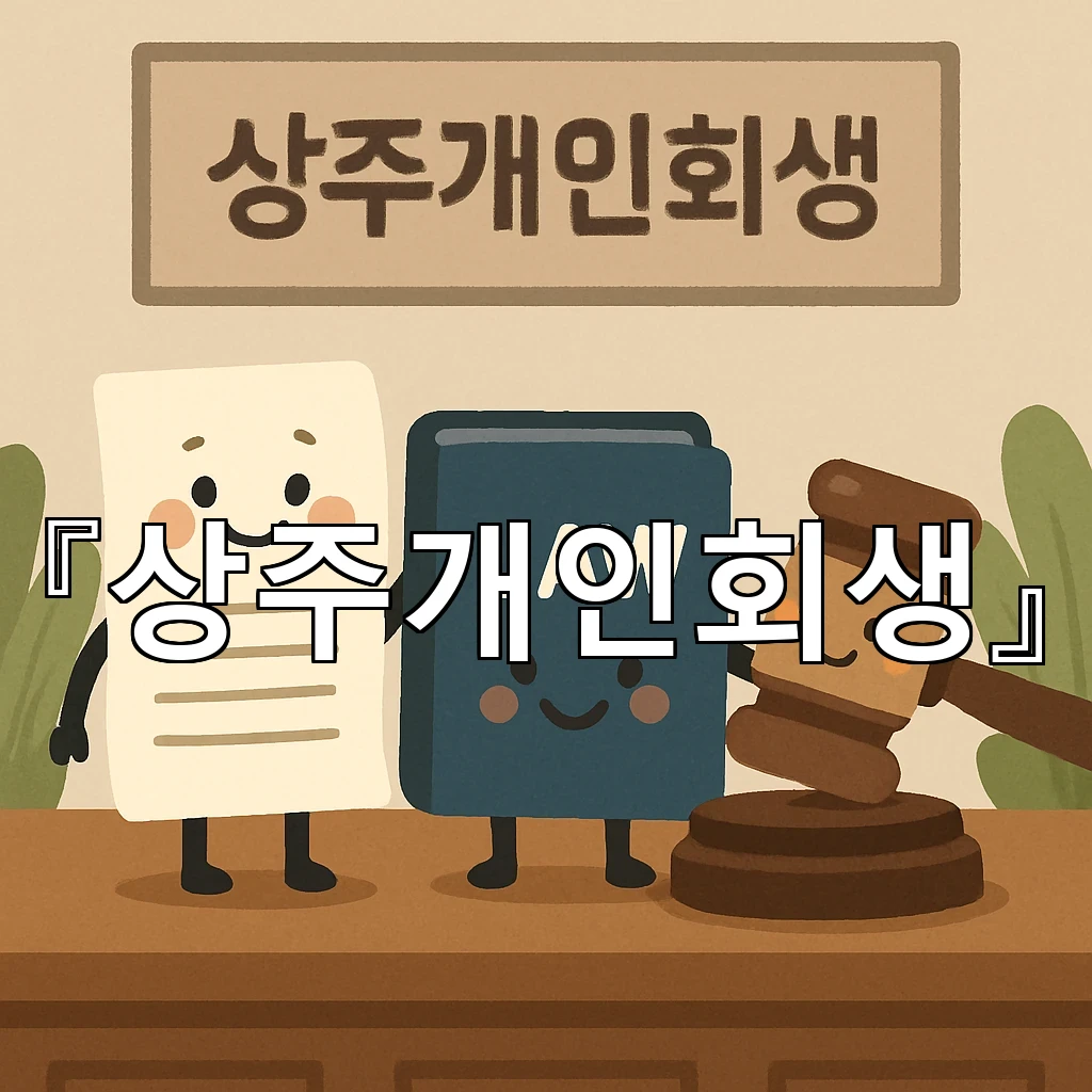 상주개인회생 신청 전 확인할 채무 흐름과 월별 정리 방법