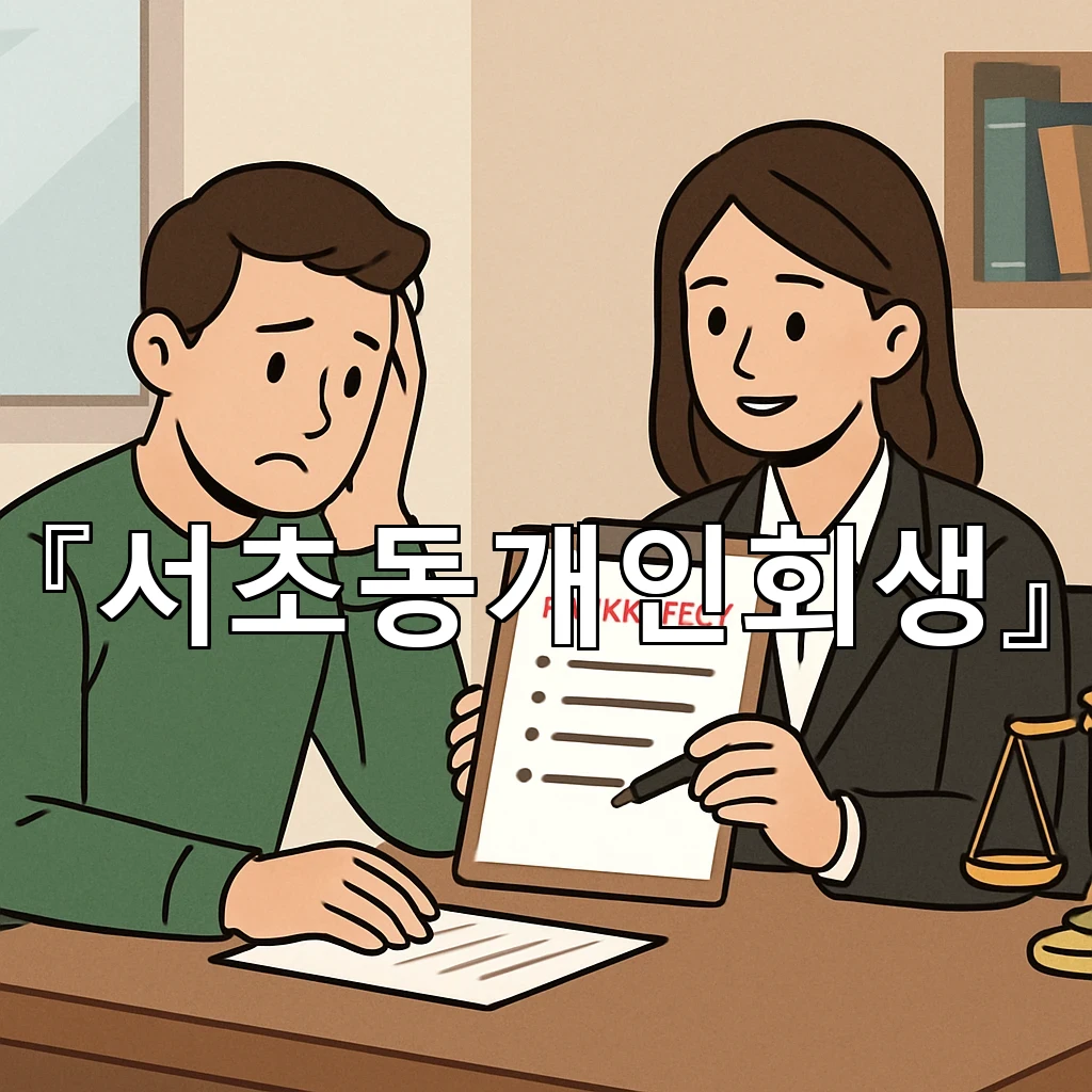 서초동개인회생 서류 정리부터 일정 준비까지 한눈에 살피기