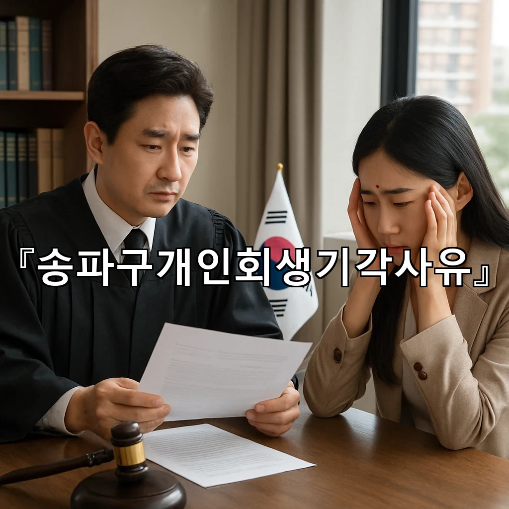 송파구개인회생기각사유로 살펴보는 서류 준비의 핵심 갈림길