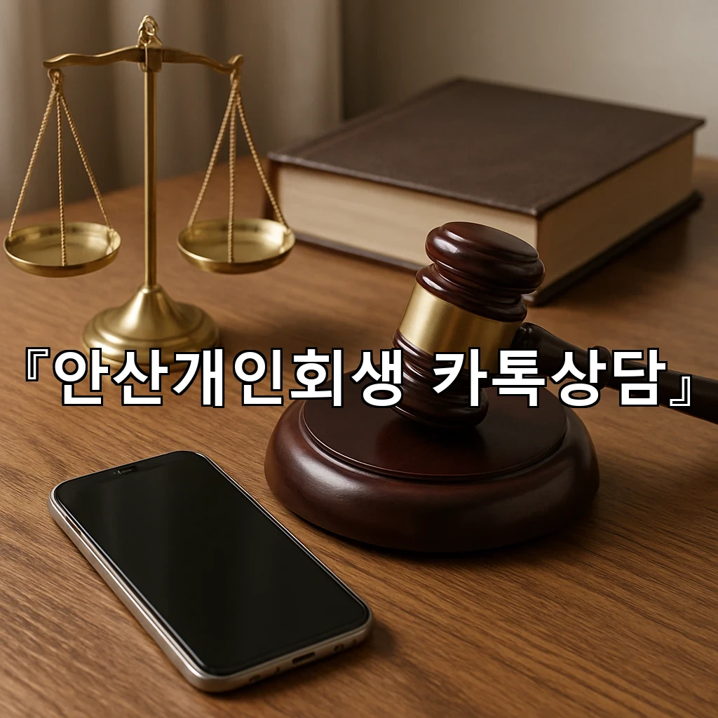 안산개인회생카톡상담으로 살펴보는 신청 가능성 판단과 절차 안내