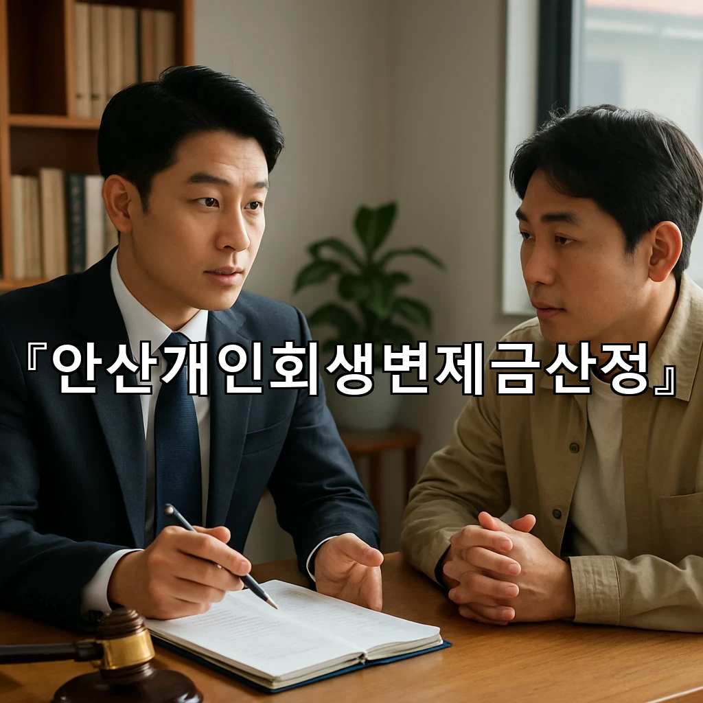 안산개인회생변제금산정 기준이 달라지는 순간 필요한 점검 항목