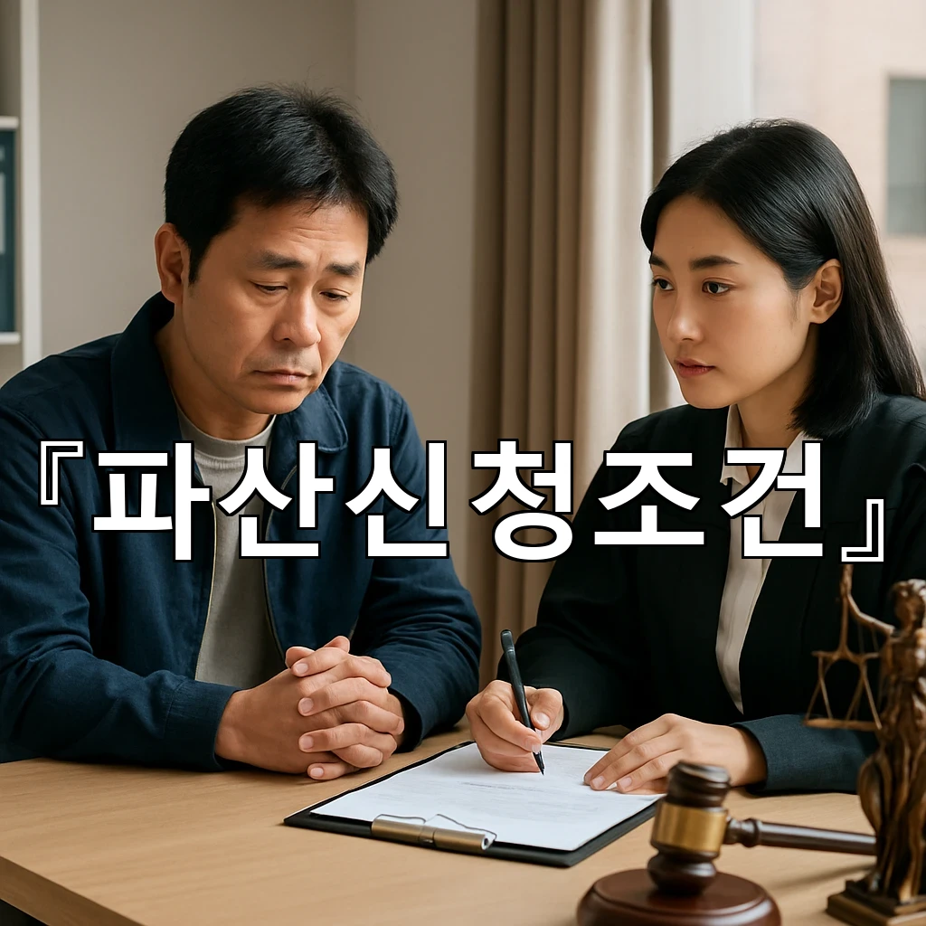 파산신청조건 처음 살피는 분이 놓치기 쉬운 흐름과 준비 순서